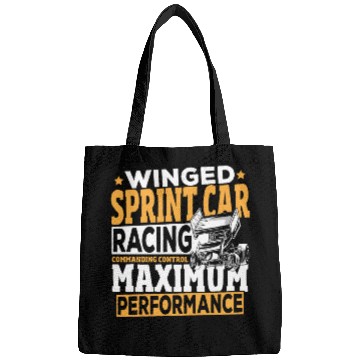 Discover Winged Sprint Car Racing Commanding Control Bags