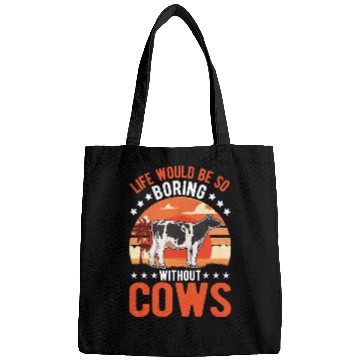 Discover Cow Cattle Breeder Farmer Cows Bags