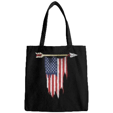 Discover Arrow American Flag Bags