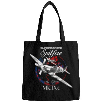 Discover Supermarine Spitfire MK.IXc WW2 Fighter Plane Bags