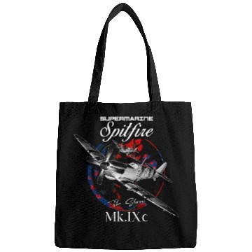 Discover Supermarine Spitfire MK.IXc WW2 Fighter Plane Bags