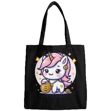 Discover Adorable Crypto Unicorn Cute Bitcoiner Bags