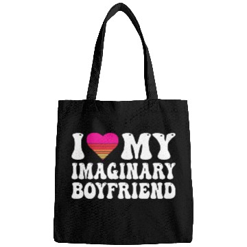 Discover I Heart My Imaginary Bf Boyfriend I Love My Bf Bags