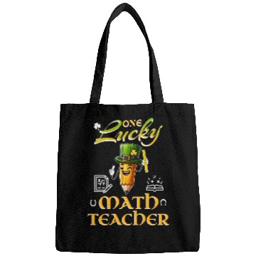 Discover One Lucky Math Teacher Bags