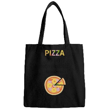 Discover PIZZA is my Boyfriend - Girlfriend True Story Bags