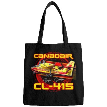 Discover Canadair cl-415 Super Scooper firebomber Aircraft Bags