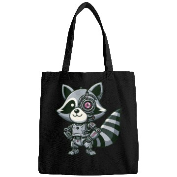 Discover Cool Raccoon Robot Bags