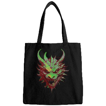 Discover dragon green Bags