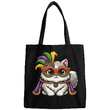 Discover Mardi Gras Persian Cat, Masked Cat Costume Bags
