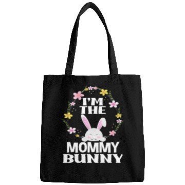 Discover I Am Mommy Easter Bunny Flower Wreath Easter Bags