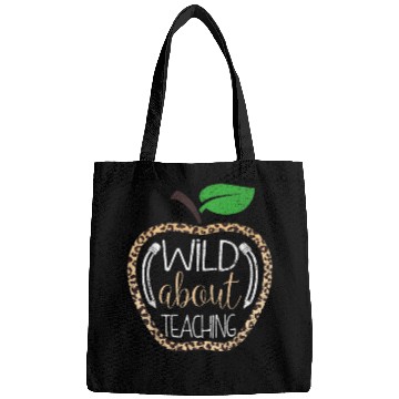 Discover Wild About Teaching Leopard Print School Teacher Bags