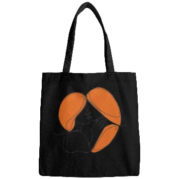 Discover Elegant Lesbian Couple Kissing Line Drawing Bags