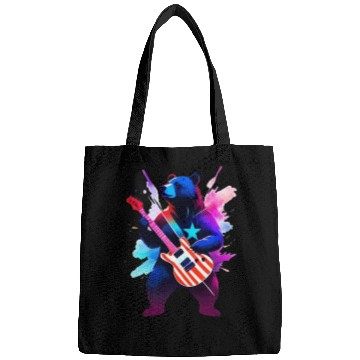 Discover Merica Bear - Rock'n Out! Bags