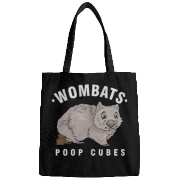 Discover Cute Wombat Lover Wombats Poop Cubes Wombat Owner Bags