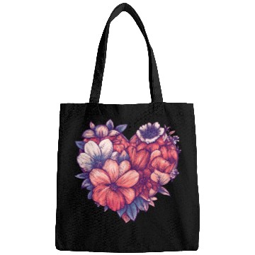 Discover Blooming Floral Heart Bags