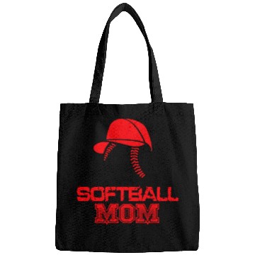 Discover Red Ball Softball Mom Passion Is Gift Bags