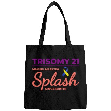 Discover Down Syndrome Awareness Trisomy 21 Splash Bags