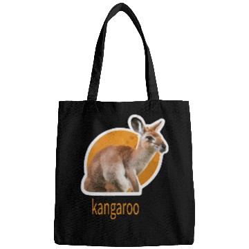 Discover kangaroo animal design Bags