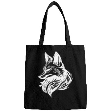 Discover Elegant Cunning Fox In Tattoo Ink Bags