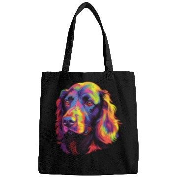 Discover Watercolor Colorful Boykin Spaniel Bags