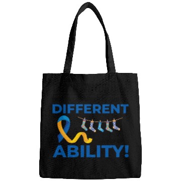 Discover Down Syndrome Awareness Different Ability Bags