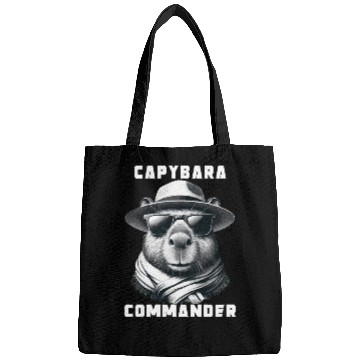 Discover Capybara With Sunglasses Capy Commander Bags