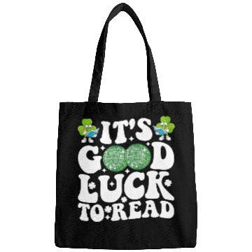 Discover It's Good Luck To Read St Patricks Day Disco Ball Bags