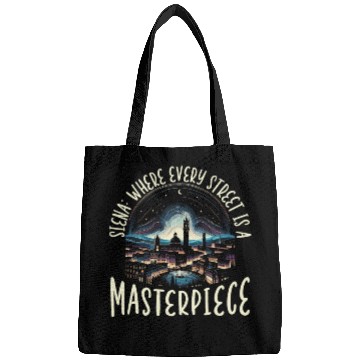 Discover Siena Italy T Bags