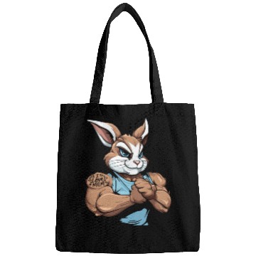 Discover Rabbit Biceps Tattoo I Love Mom Bags