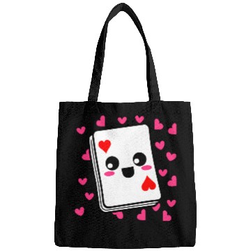 Discover Kawaii Playing Card Hearts Bags
