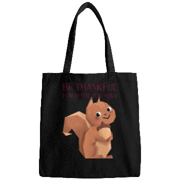 Discover Thanksgiving Chipmunk Be Thankful Bags