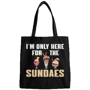 Discover Funny Sundaes Ice Cream Quote Bags