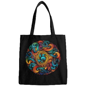 Discover Abstract Spectrum Spiral Bags
