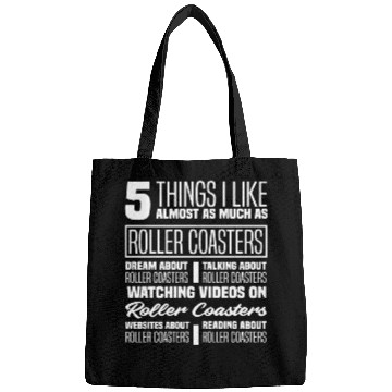 Discover Roller Coaster Riding Roller Coaster Fan Bags