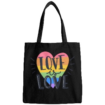 Discover love is love Bags