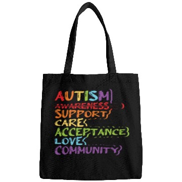 Discover Cool Autism Support Care Acceptance Love Community Bags