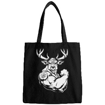 Discover Deer Biceps Tattoo I Love Mom Bags