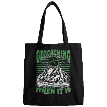 Discover Geocaching It's Not About The Numbers Bags