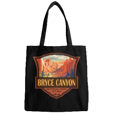 Discover Bryce Canyon National Park Travel Retro Badge Bags