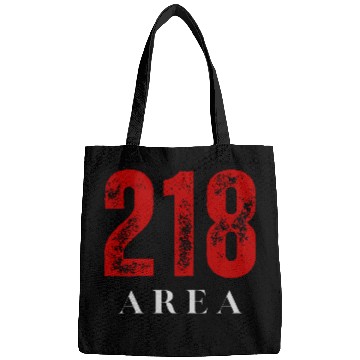 Discover 218 Area Code Retro Minnesota Duluth Bags
