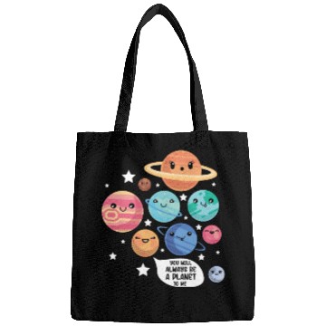 Discover Pluto Planet Joke Funny Cosmonaut Galaxy Physicist Bags