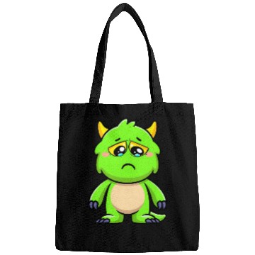 Discover Baby Monster Green Crying Grumpy Bags