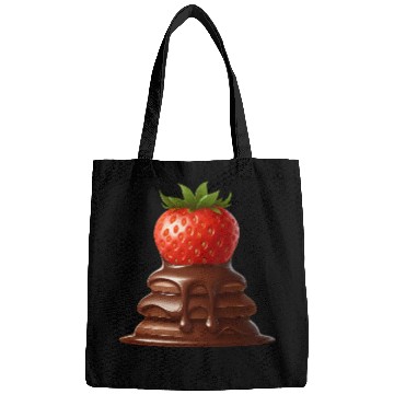 Discover Quirky Chocolate Strawberry Fusion Design Bags