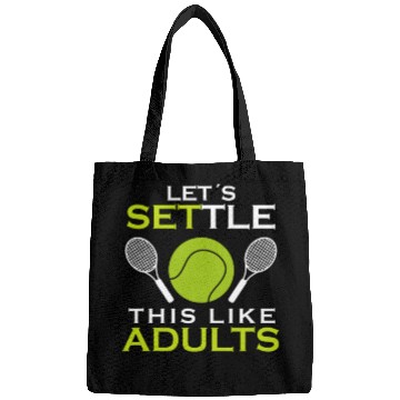Discover Funny Adults Tennis Player Bags