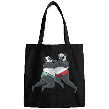 Discover Panda Wrestler Pun Maker Gift Bags