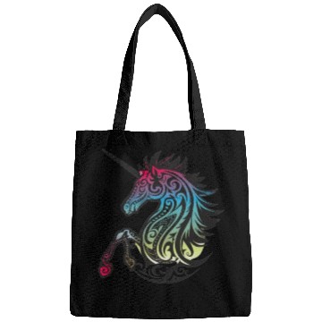 Discover Mystical Rainbow Unicorn Art Bags