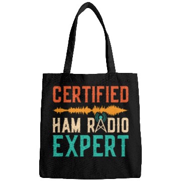 Discover Vintage Radio Moderator Certified Ham Radio Expert Bags