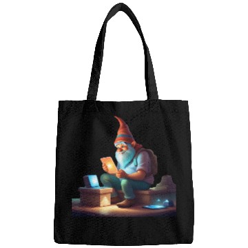 Discover A Father's Day Gnome as a tech-savvy dad Bags