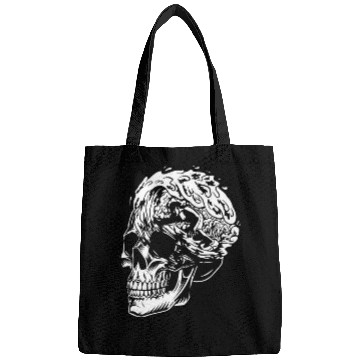 Discover Surfing Surfer Skull Skull Nature Bags