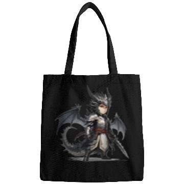 Discover Chibi dragonwarrior Pose in Full armor Bags